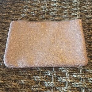 IPSY Makeup Bag 
- Glitter Rose Gold with Rose Gold Zipper